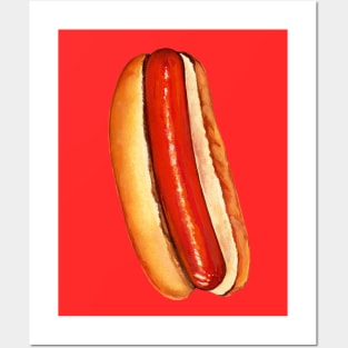 Hot Dog Posters and Art